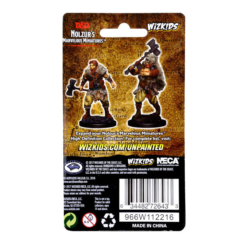 Dungeons & Dragons: Nolzur's Marvelous Unpainted Miniatures - W01 Human Male Barbarian from WizKids image 6