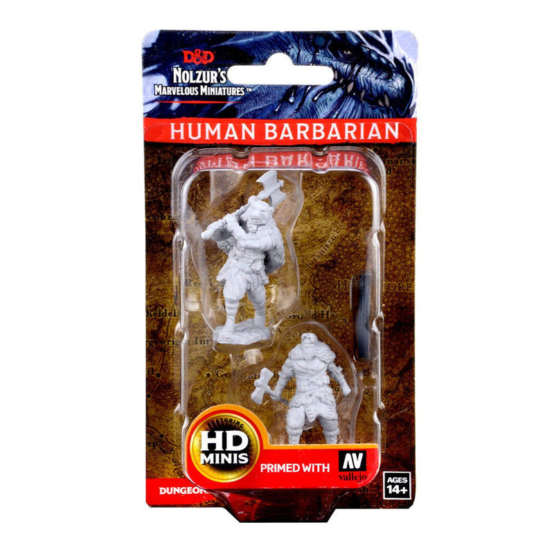 Dungeons & Dragons: Nolzur's Marvelous Unpainted Miniatures - W01 Human Male Barbarian from WizKids image 5
