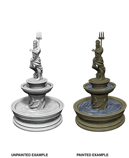 WizKids Deep Cuts Unpainted Miniatures: W10 Fountain from WizKids image 2
