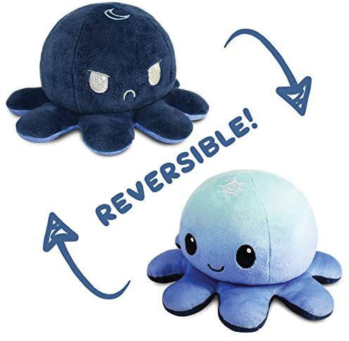 Reversible Octopus Plushie: Day/Night