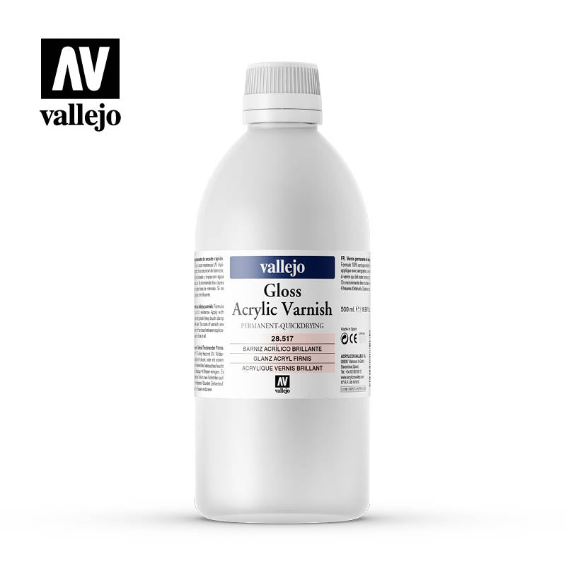 Auxillary Products: Gloss Acrylic Varnish 500ml