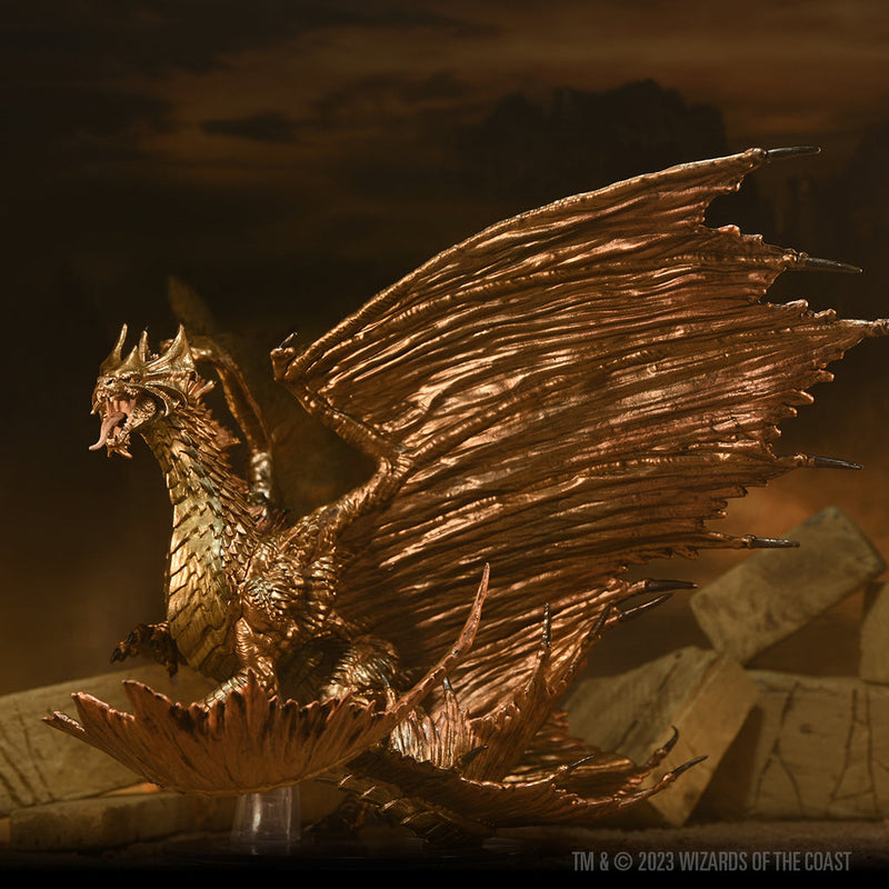 Dungeons & Dragons: Icons of the Realms - Adult Brass Dragon from WizKids image 37