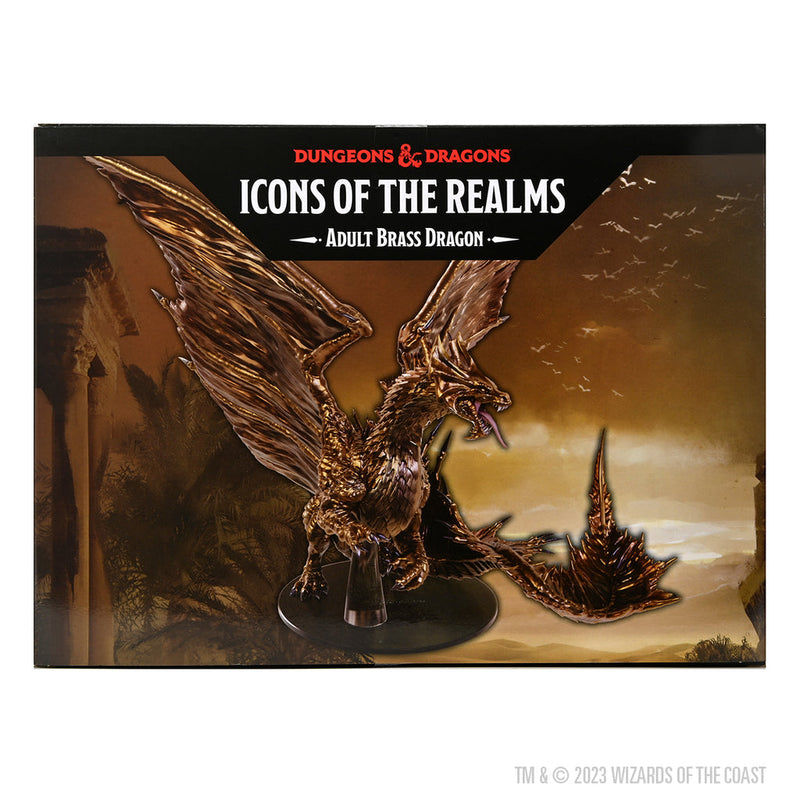 Dungeons & Dragons: Icons of the Realms - Adult Brass Dragon from WizKids image 21