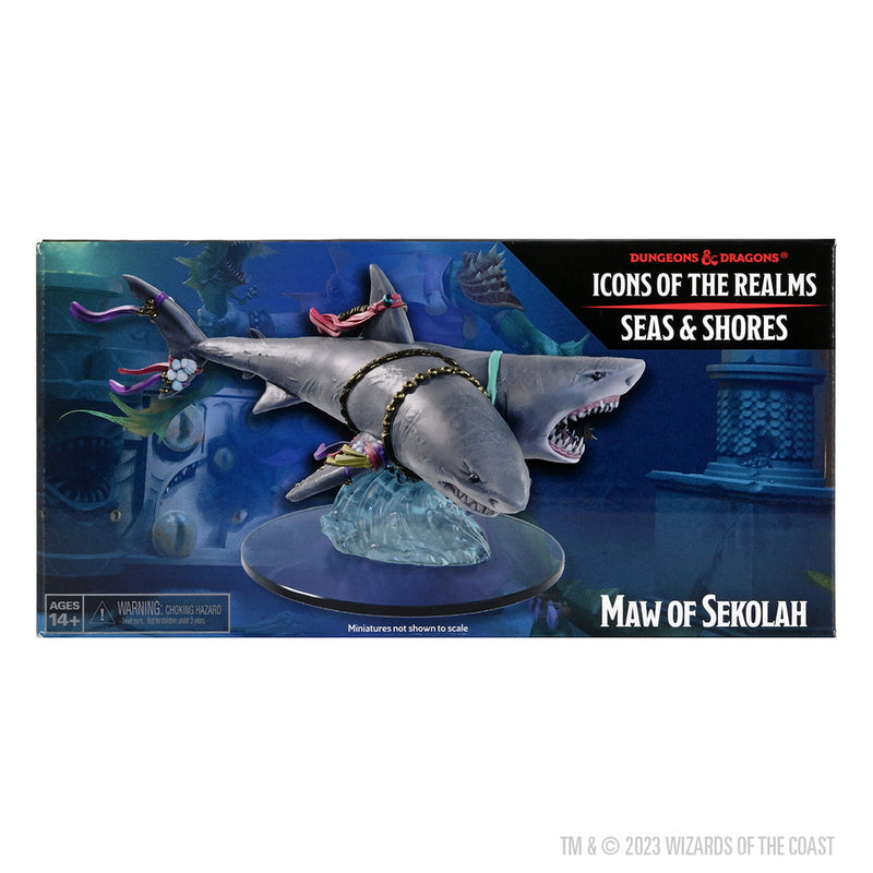 Dungeons & Dragons: Icons of the Realms Set 29 Seas & Shores Maw of Sekolah Boxed Figure from WizKids image 17