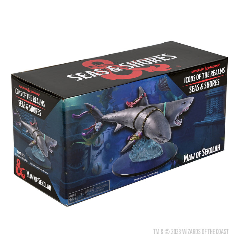 Dungeons & Dragons: Icons of the Realms Set 29 Seas & Shores Maw of Sekolah Boxed Figure from WizKids image 19