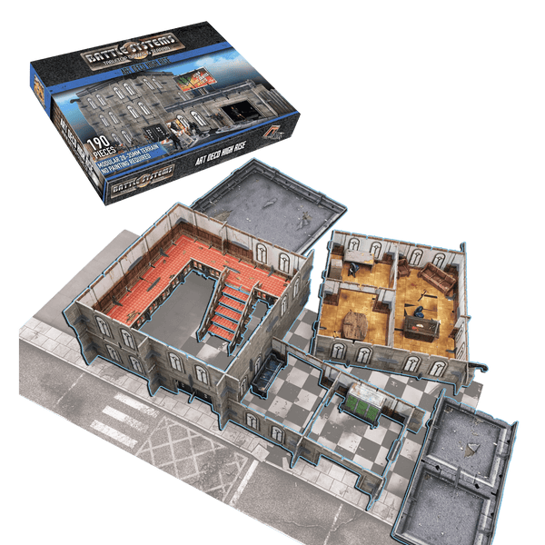 Battle Systems Terrain: Urban Art Deco High-Rise Core Set
