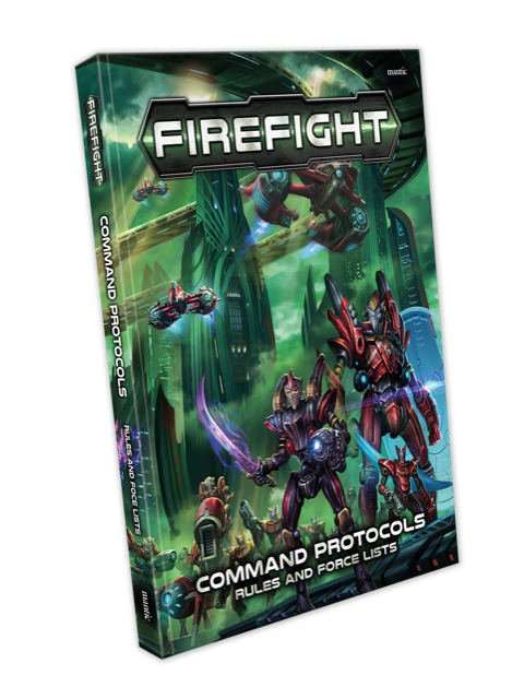 Firefight: Command Protocols - Book and Counter Pack