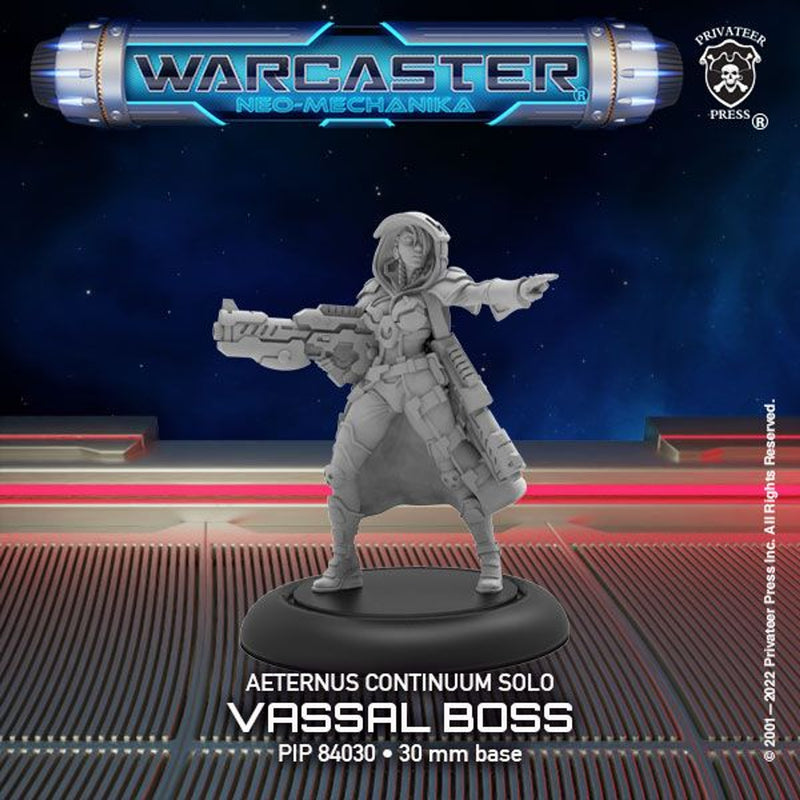 Warcaster: Vassal Gang Boss Aeternus Continuum Solo (metal) from Privateer Press image 1