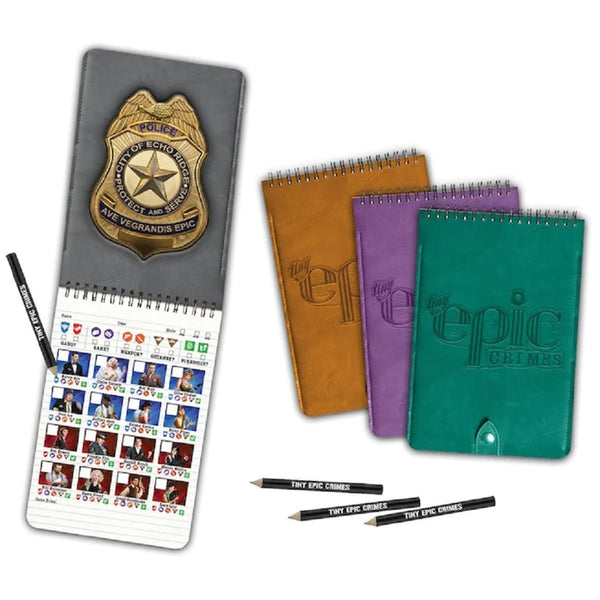 Tiny Epic Crimes: 4 Pack Detective Notebooks