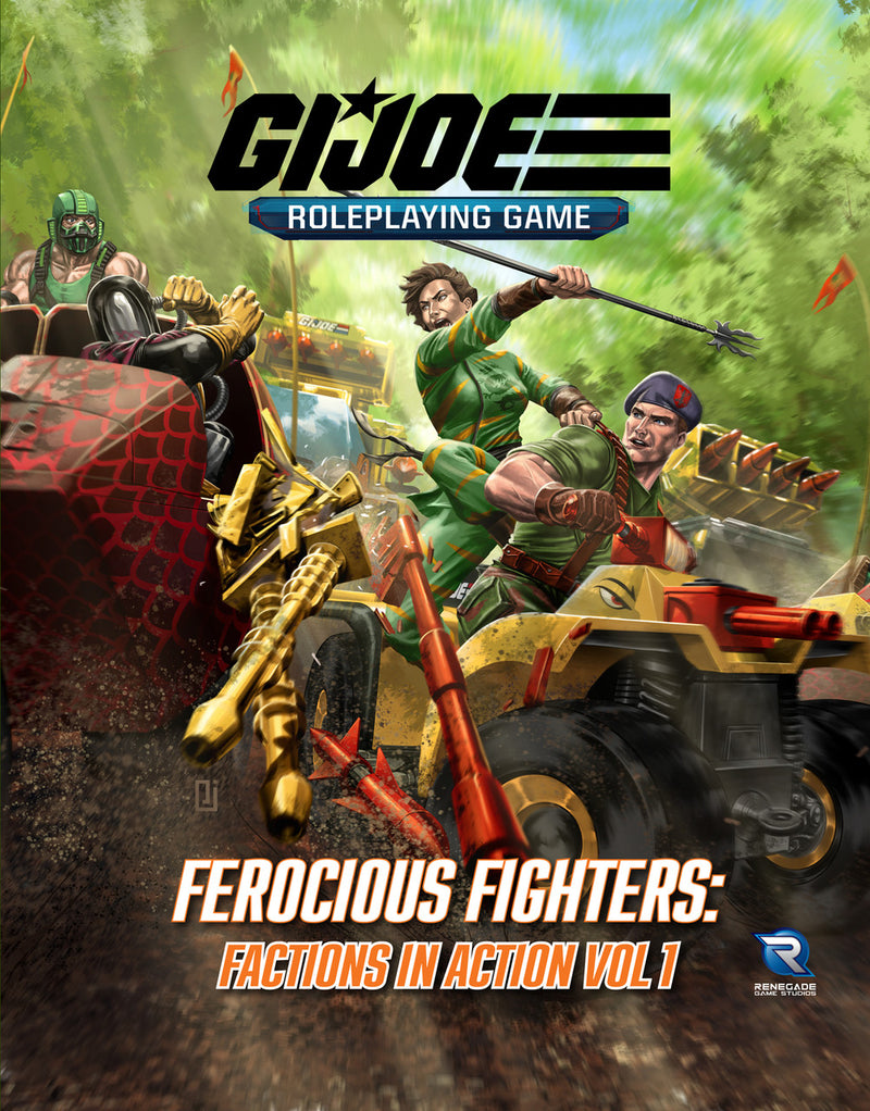 G.I. JOE: RPG Ferocious Fighters - Factions in Action Vol. 1 Sourcebook from Renegade Game Studios image 1
