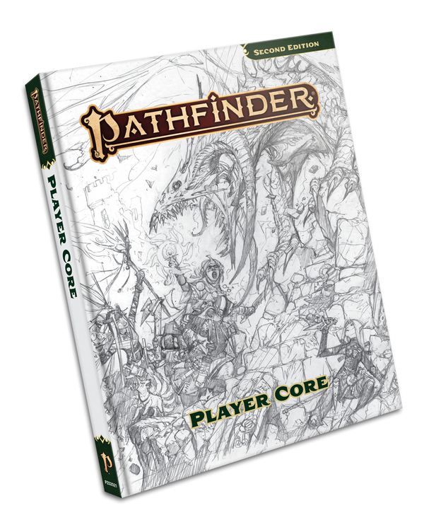 Pathfinder RPG: Player Core Rulebook Hardcover (Sketch Cover Edition) (P2) from Paizo Publishing image 2
