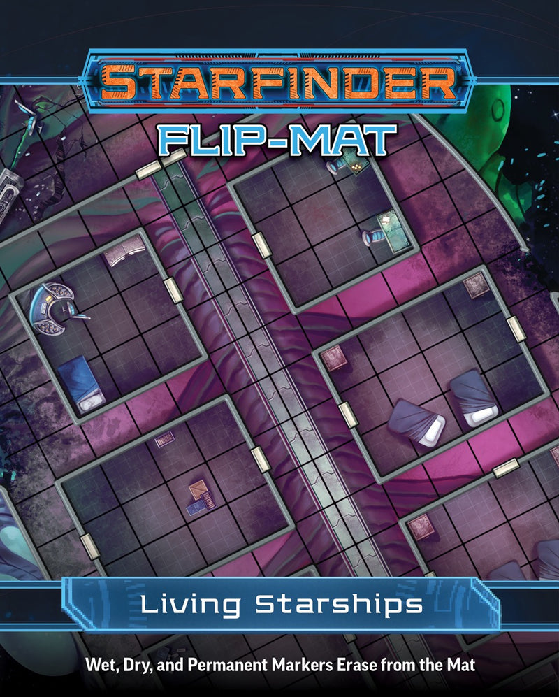 Starfinder RPG: Flip-Mat - Living Starships from Paizo Publishing image 1