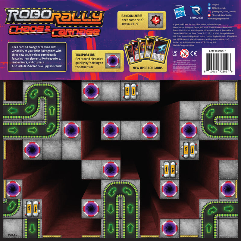 Robo Rally: Chaos & Carnage Expansion from Renegade Game Studios image 3