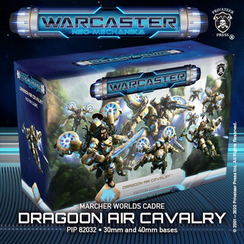 Warcaster: Dragoon Air Cavalry Marcher Worlds Cadre (resin) from Privateer Press image 1
