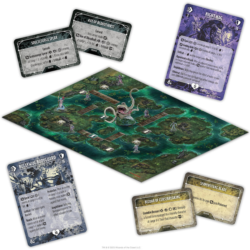 Dungeons & Dragons Onslaught: Nightmare of the Frogmire Coven - Maps & Monsters Expansion from WizKids image 14