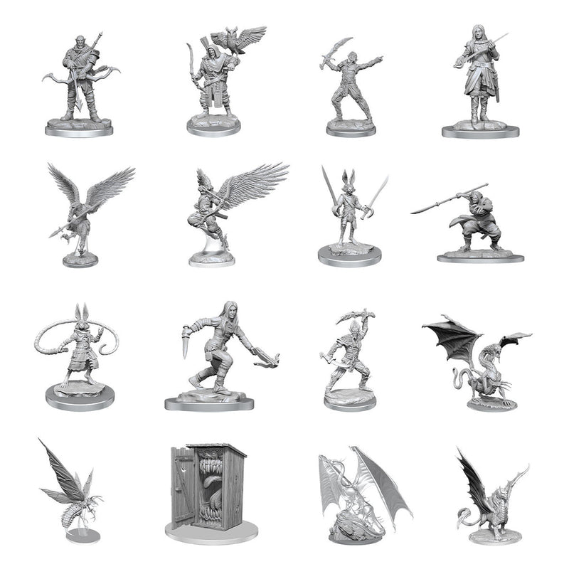 Dungeons & Dragons Nolzur's Marvelous Unpainted Miniatures: W17 Aarakocra Fighters from WizKids image 2