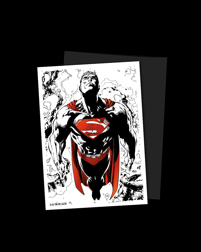 Dragon Shields: (100) Matte Dual Art - Superman Core (Red/White Variant) from Arcane Tinmen image 7