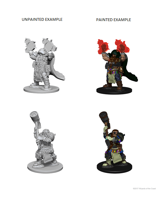 Dungeons & Dragons: Nolzur's Marvelous Unpainted Miniatures - W02 Dwarf Male Cleric from WizKids image 8