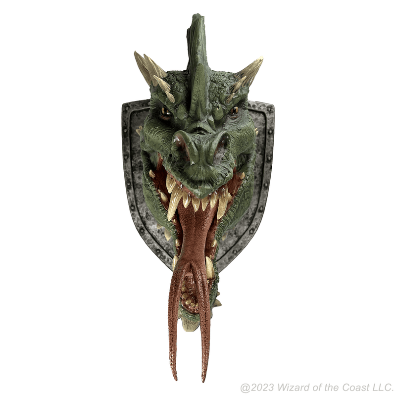 Dungeons & Dragons: Replicas of the Realms - Green Dragon Trophy Plaque from WizKids image 6