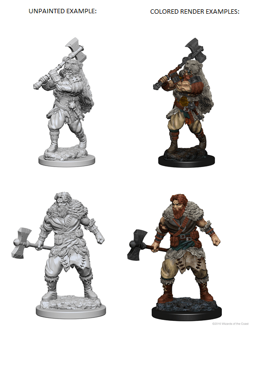 Dungeons & Dragons: Nolzur's Marvelous Unpainted Miniatures - W01 Human Male Barbarian from WizKids image 8