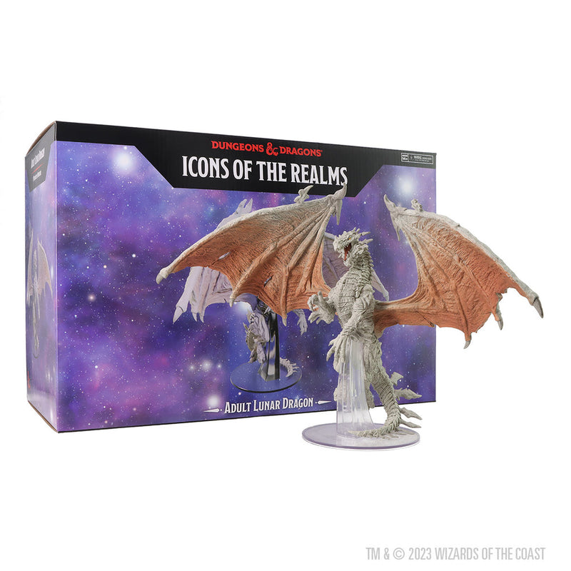 Dungeons & Dragons: Icons of the Realms - Adult Lunar Dragon from WizKids image 9