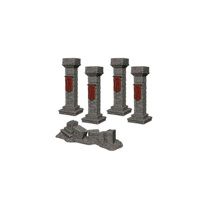 WizKids Deep Cuts Unpainted Miniatures: W11 Pillars & Banners from WizKids image 4