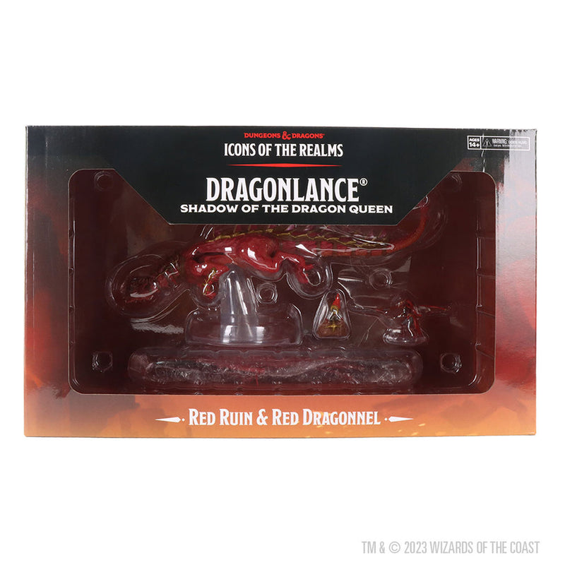 Dungeons & Dragons: Icons of the Realms Set 25 Dragonlance Red Ruin & Red Dragonnel from WizKids image 12