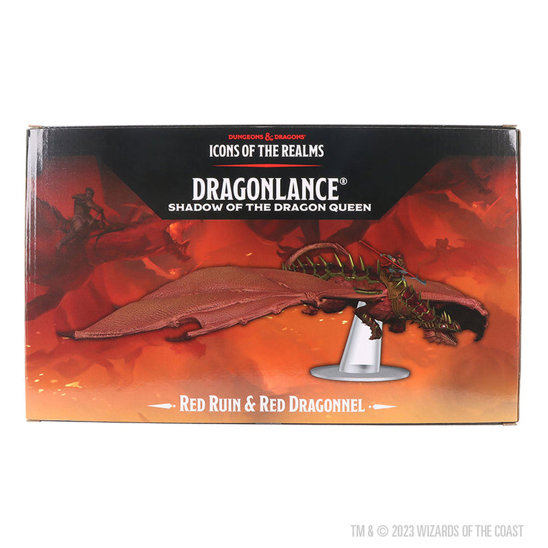 Dungeons & Dragons: Icons of the Realms Set 25 Dragonlance Red Ruin & Red Dragonnel from WizKids image 13