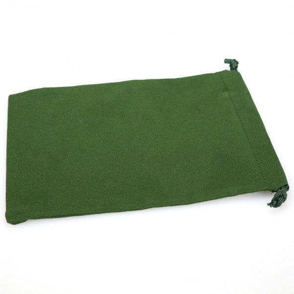 Green Velour Dice Pouch (large)