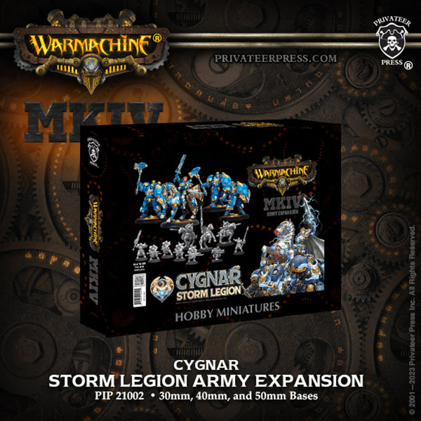 Warmachine MKIV: Cygnar Storm Legion Army Expansion from Privateer Press image 1