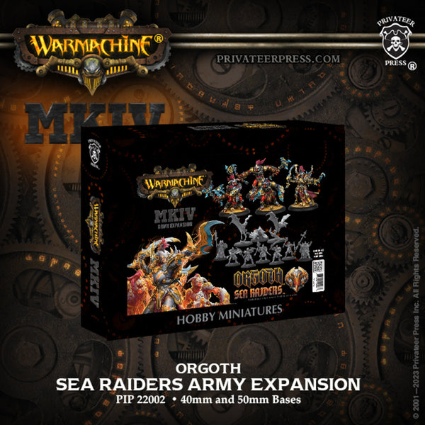 Warmachine MKIV: Orgoth Sea Raiders Army Expansion from Privateer Press image 1