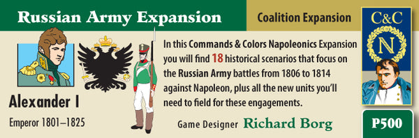 Commands and Colors: Napoleonics Expansion #2 - The Russian Army