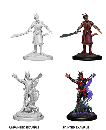 Dungeons & Dragons Nolzur's Marvelous Unpainted Miniatures: W06 Male Tiefling Warlock from WizKids image 6