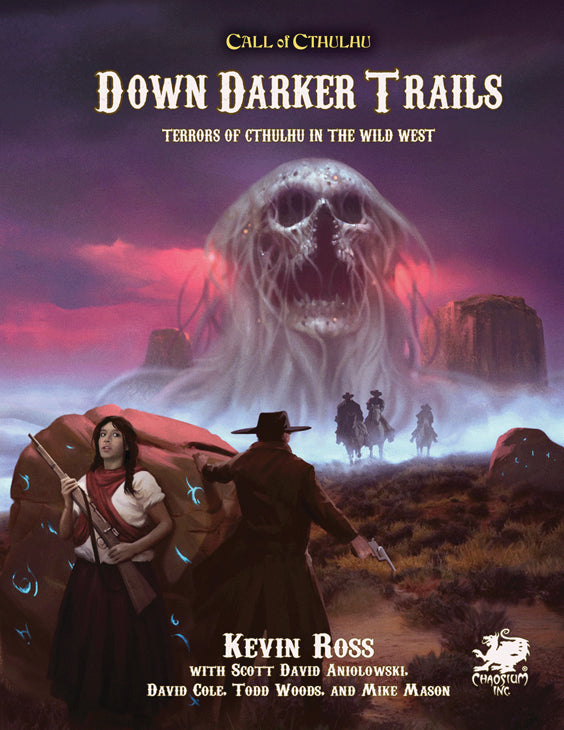Call of Cthulhu: Down Darker Trails - Terrors of Cthulhu in the Wild West Hardcover by Chaosium | Watchtower.shop