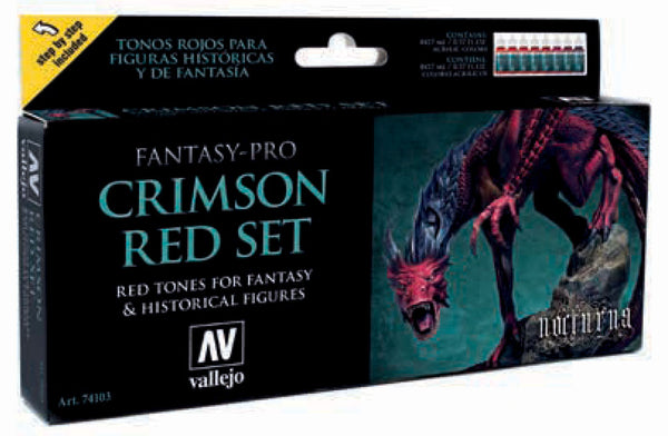 Fantasy-Pro: Crimson Red Set (8)