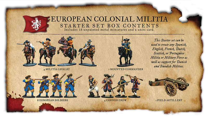 Blood & Plunder: European Colonial Militia Nationality Set