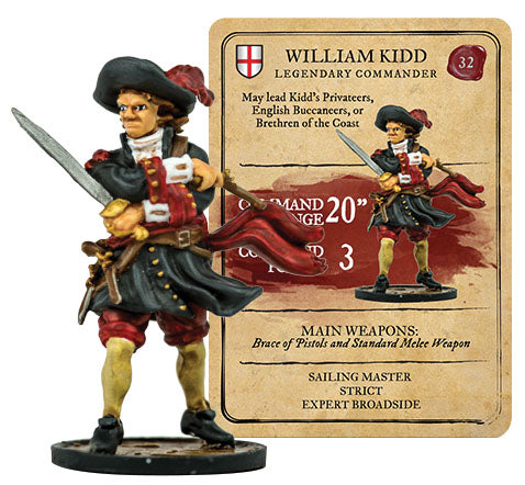 Blood & Plunder: English William Kidd Legendary Commander