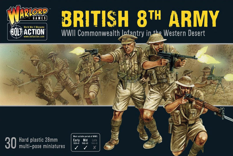 Bolt Action: British 8th Army (Infantry Box)