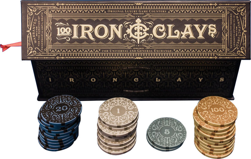 Iron Clays: Printed Box w/ Chips (100)