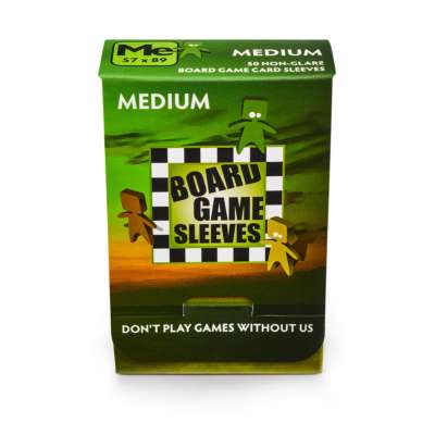 No Glare Medium Board Game Sleeves (57x89mm, 50 count) by Arcane Tinmen | Watchtower