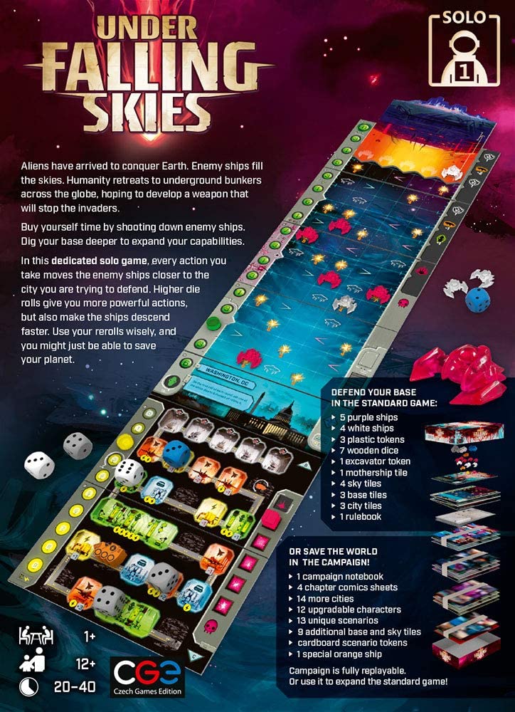Under Falling Skies by Czech Games Edition | Watchtower