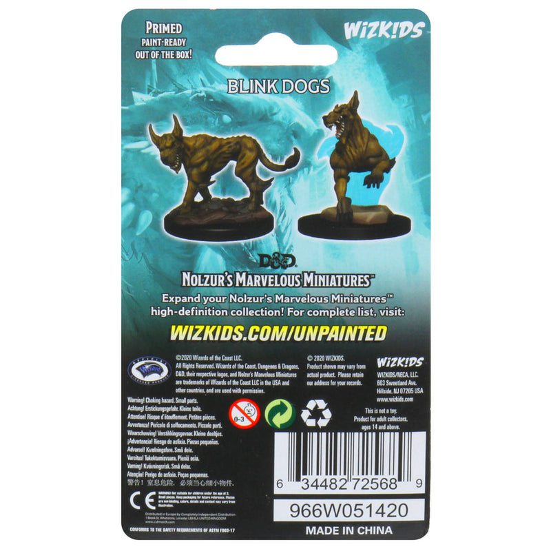Dungeons & Dragons Nolzur's Marvelous Unpainted Miniatures: W01 Blink Dogs from WizKids image 6