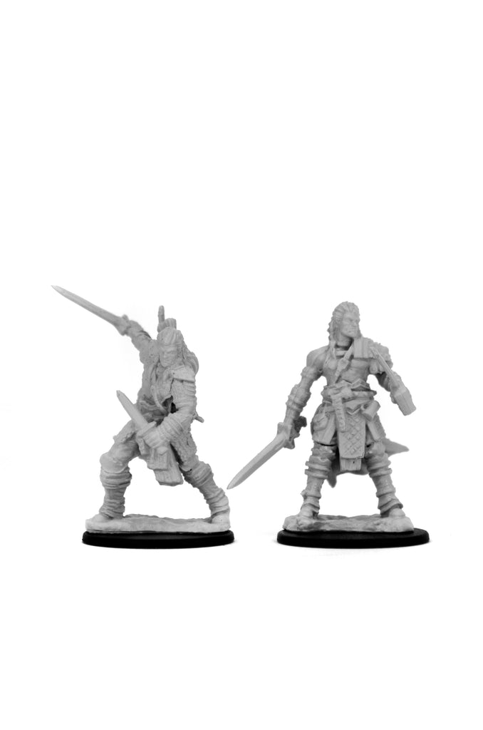 Pathfinder Deep Cuts Unpainted Miniatures: W01 Human Male Fighter from WizKids image 6