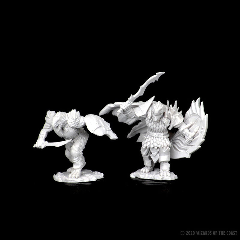 Dungeons & Dragons Nolzur's Marvelous Unpainted Miniatures: W04 Dragonborn Male Fighter from WizKids image 5
