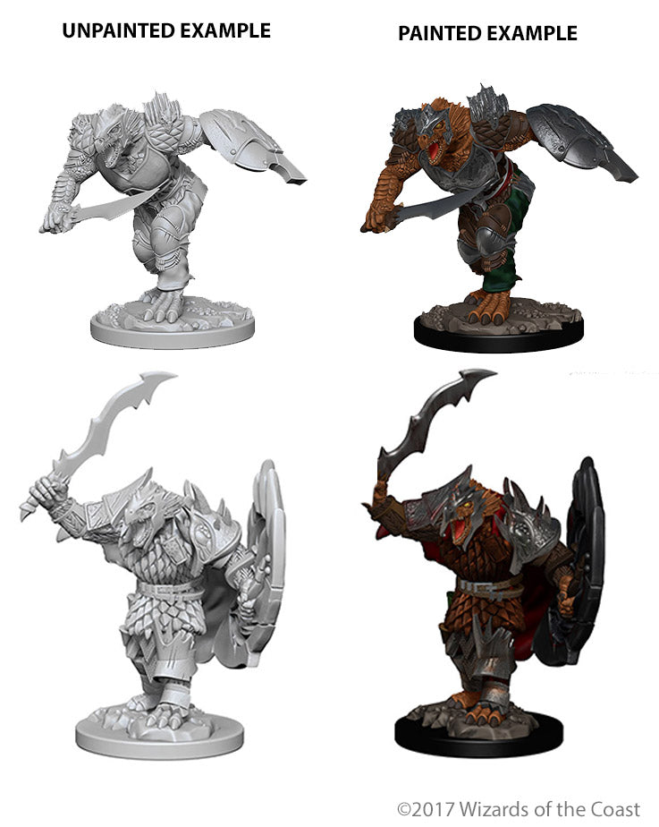 Dungeons & Dragons Nolzur's Marvelous Unpainted Miniatures: W04 Dragonborn Male Fighter from WizKids image 6
