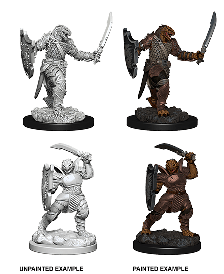 Dungeons & Dragons Nolzur's Marvelous Unpainted Miniatures: W05 Dragonborn Female Paladin from WizKids image 6