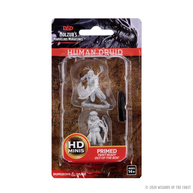 Dungeons & Dragons Nolzur's Marvelous Unpainted Miniatures: W06 Male Human Druid from WizKids image 4
