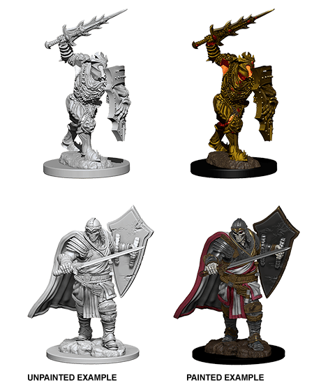Dungeons & Dragons Nolzur's Marvelous Unpainted Miniatures: W06 Death Knight & Helmed Horror from WizKids image 6