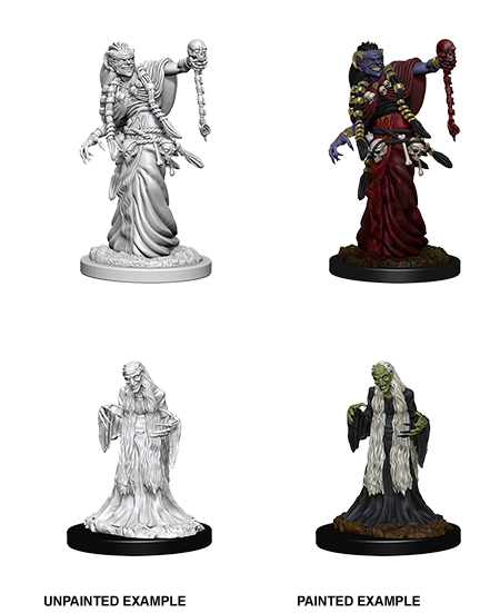 Dungeons & Dragons Nolzur's Marvelous Unpainted Miniatures: W06 Green Hag & Night Hag from WizKids image 6