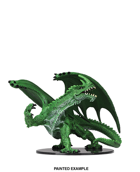 Pathfinder Deep Cuts Unpainted Miniatures: Gargantuan Green Dragon from WizKids image 4